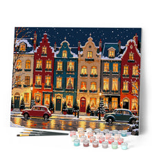 Afbeelding in Gallery-weergave laden, Schilderen op Nummer - Kerststraat