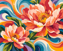 Afbeelding in Gallery-weergave laden, Schilderen op Nummer - Bloemengolven