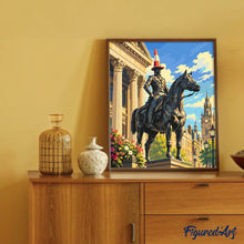 Afbeelding in Gallery-weergave laden, Schilderen op Nummer - Standbeeld hertog van Wellington Glasgow
