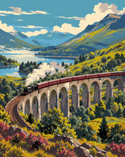 Afbeelding in Gallery-weergave laden, Schilderen op Nummer - Glenfinnan Viaduct