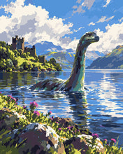 Afbeelding in Gallery-weergave laden, Schilderen op Nummer - Loch Ness Monster