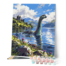Afbeelding in Gallery-weergave laden, Schilderen op Nummer - Loch Ness Monster