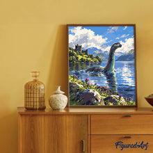 Afbeelding in Gallery-weergave laden, Schilderen op Nummer - Loch Ness Monster