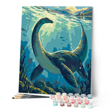 Afbeelding in Gallery-weergave laden, Schilderen op Nummer - Loch Ness Monster Onderwater