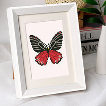 Afbeelding in Gallery-weergave laden, Mini Diamond Painting 15x20cm (4 stuks) - Vibrerende Vleugels: Een Kwartet van Vlinders
