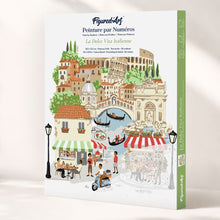 Afbeelding in Gallery-weergave laden, Cadeauset Schilderen op Nummers - Dolce Vita in Italië Figured'Art