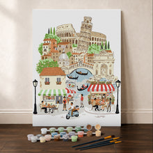 Afbeelding in Gallery-weergave laden, Cadeauset Schilderen op Nummers - Dolce Vita in Italië