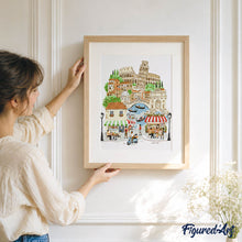 Afbeelding in Gallery-weergave laden, Cadeauset Schilderen op Nummers - Dolce Vita in Italië