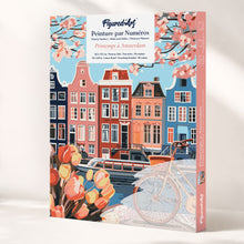 Afbeelding in Gallery-weergave laden, Cadeauset Schilderen op Nummers - Lente in Amsterdam Figured'Art