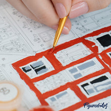 Afbeelding in Gallery-weergave laden, Cadeauset Schilderen op Nummers - Lente in Amsterdam