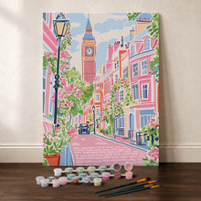 Afbeelding in Gallery-weergave laden, Cadeauset Schilderen op Nummers - Londen in Pasteltinten