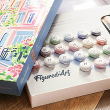 Afbeelding in Gallery-weergave laden, Cadeauset Schilderen op Nummers - Londen in Pasteltinten