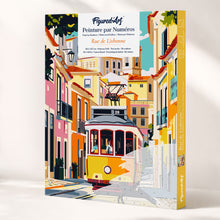 Afbeelding in Gallery-weergave laden, Cadeauset Schilderen op Nummers - Straten van Lissabon Figured'Art