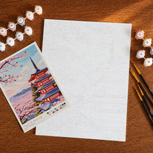 Afbeelding in Gallery-weergave laden, Cadeauset Schilderen op Nummers - Fuji-pagode