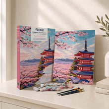 Afbeelding in Gallery-weergave laden, Cadeauset Schilderen op Nummers - Fuji-pagode