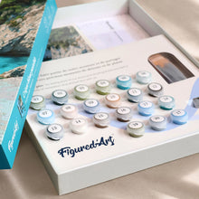 Afbeelding in Gallery-weergave laden, Cadeauset Schilderen op Nummers - Rustige Blauwe Inham