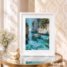 Afbeelding in Gallery-weergave laden, Cadeauset Schilderen op Nummers - Rustige Blauwe Inham