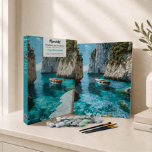 Afbeelding in Gallery-weergave laden, Cadeauset Schilderen op Nummers - Rustige Blauwe Inham