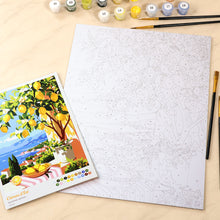Afbeelding in Gallery-weergave laden, Cadeauset Schilderen op Nummers - Zomerse Citroen