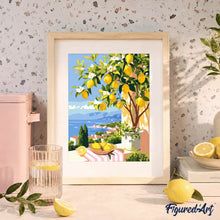 Afbeelding in Gallery-weergave laden, Cadeauset Schilderen op Nummers - Zomerse Citroen