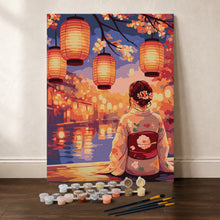 Afbeelding in Gallery-weergave laden, Cadeauset Schilderen op Nummers - Lantaarnfestival