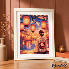 Afbeelding in Gallery-weergave laden, Cadeauset Schilderen op Nummers - Lantaarnfestival