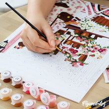 Afbeelding in Gallery-weergave laden, Cadeauset Schilderen op Nummers - Kunstbloemen