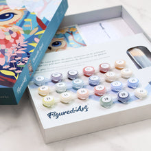 Afbeelding in Gallery-weergave laden, Cadeauset Schilderen op Nummers - Schattige Uil