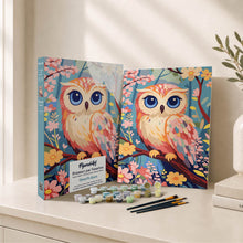 Afbeelding in Gallery-weergave laden, Cadeauset Schilderen op Nummers - Schattige Uil