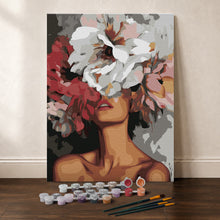 Afbeelding in Gallery-weergave laden, Cadeauset Schilderen op Nummers - Schoonheid achter Bloemen
