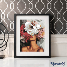 Afbeelding in Gallery-weergave laden, Cadeauset Schilderen op Nummers - Schoonheid achter Bloemen