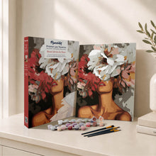 Afbeelding in Gallery-weergave laden, Cadeauset Schilderen op Nummers - Schoonheid achter Bloemen