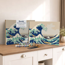 Afbeelding in Gallery-weergave laden, Cadeauset Schilderen op Nummers - De grote golf bij Kanagawa
Katsushika Hokusai