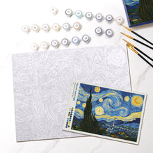 Afbeelding in Gallery-weergave laden, Cadeauset Schilderen op Nummers - De sterrennacht
Vincent van Gogh