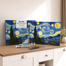 Afbeelding in Gallery-weergave laden, Cadeauset Schilderen op Nummers - De sterrennacht
Vincent van Gogh