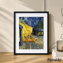 Afbeelding in Gallery-weergave laden, Cadeauset Schilderen op Nummers - Caféterras bij nacht
Vincent van Gogh