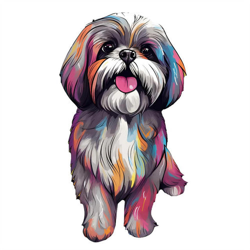 Houten Puzzel - Shih Tzu hond