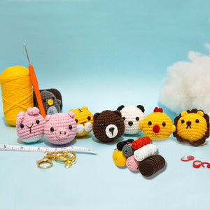 Haakpakket Amigurumi - Dierenkopjes Figured'Art