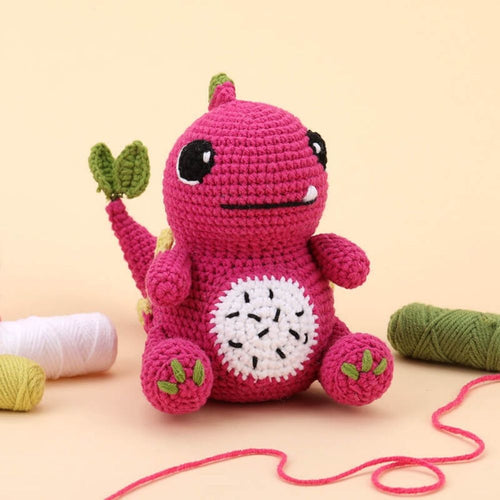 Haakpakket Amigurumi - Dino met Drakenfruit Figured'Art