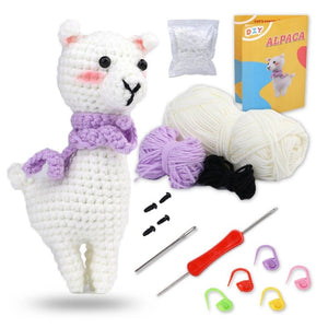 Haakpakket Amigurumi - Lama met Sjaal