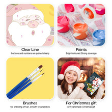 Afbeelding in Gallery-weergave laden, Schilderen op Nummer Set van 6 Kerstkaarten DIY - Serie 1