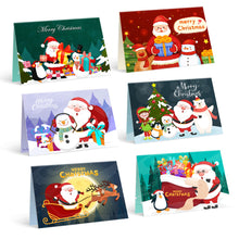 Afbeelding in Gallery-weergave laden, Schilderen op Nummer Set van 6 Kerstkaarten DIY - Serie 1