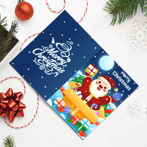 Schilderen op Nummer Set van 6 Kerstkaarten DIY - Serie 2