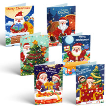 Afbeelding in Gallery-weergave laden, Schilderen op Nummer Set van 6 Kerstkaarten DIY - Serie 2