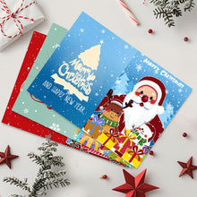 Afbeelding in Gallery-weergave laden, Schilderen op Nummer Set van 6 Kerstkaarten DIY - Serie 3