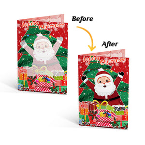 Schilderen op Nummer Set van 6 Kerstkaarten DIY - Serie 3