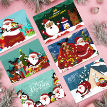 Afbeelding in Gallery-weergave laden, Schilderen op Nummer Set van 6 DIY Kerstkaarten - Serie 4