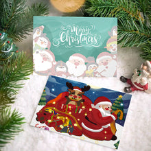 Afbeelding in Gallery-weergave laden, Schilderen op Nummer Set van 6 Kerstkaarten DIY - Serie 4