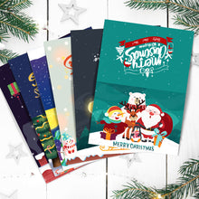 Afbeelding in Gallery-weergave laden, Schilderen op Nummer Set van 6 DIY Kerstkaarten - Serie 5