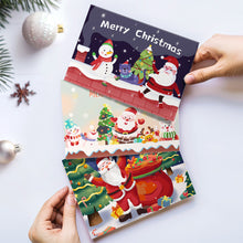 Afbeelding in Gallery-weergave laden, Schilderen op Nummer Set van 6 DIY Kerstkaarten - Serie 5